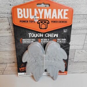 Bullymake Angel Wings Tough Nylon Dog Chew Toy For +25lb Dogs NEW -Mint Flavored